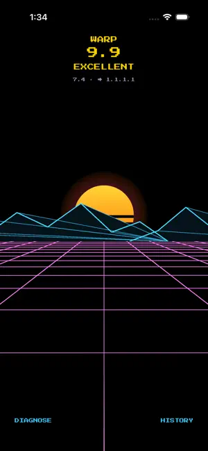 Retro Ping - WiFi Latency Test screenshot 1
