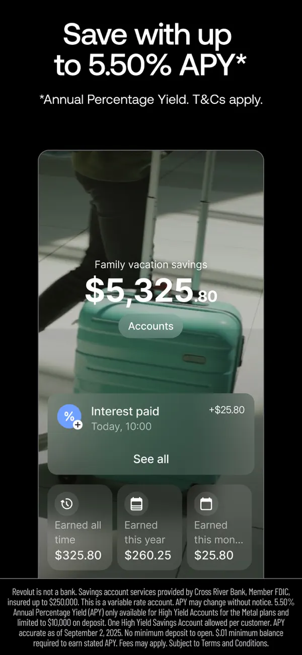 #2. Revolut: Send, spend and save (iOS) 由: Revolut Ltd