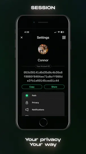 Screenshot von Session - Private Messenger auf dem iPhone 5