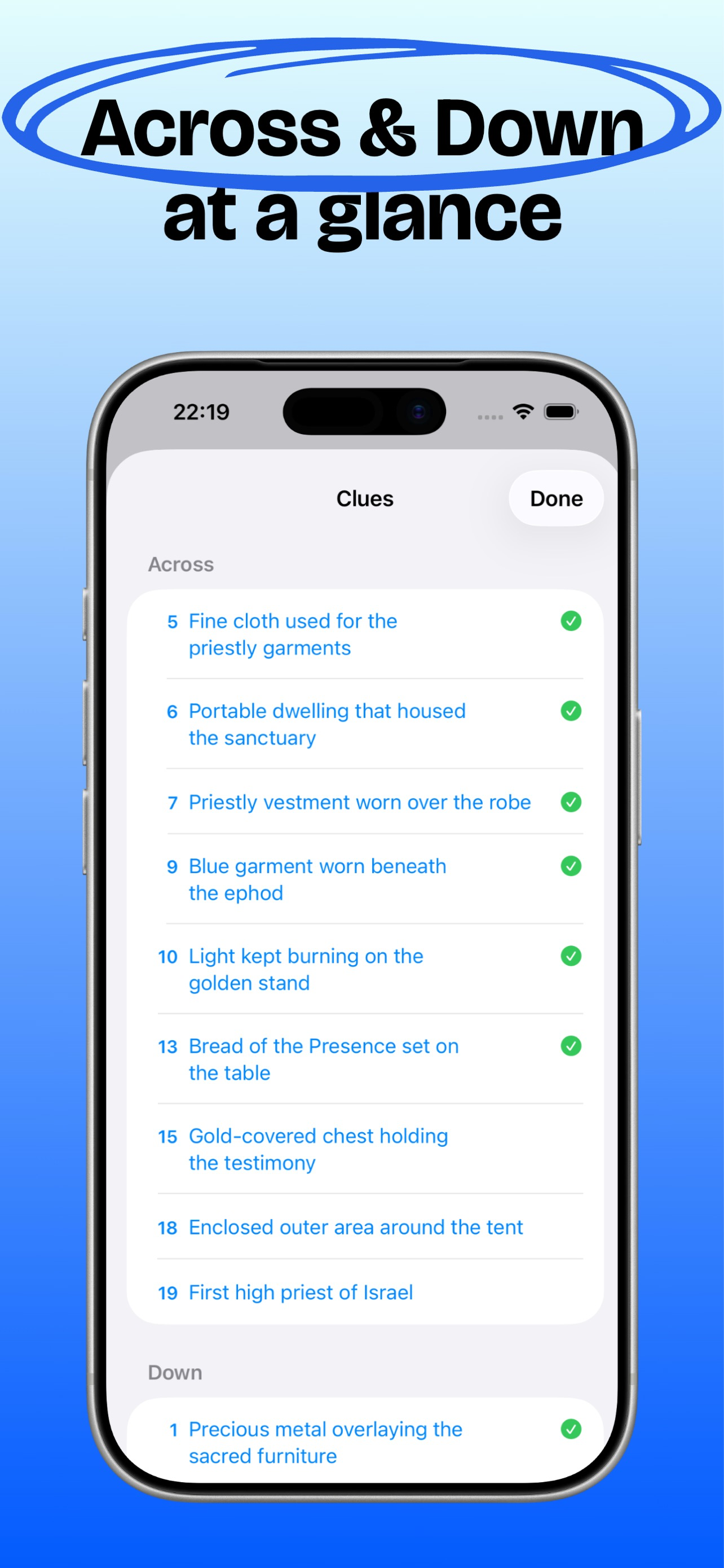 Bible Crossword Challenge screenshot 3