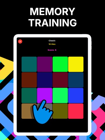 Senior brain games BlockMind iPad screenshot