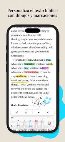 Biblia Notebook iPhone screenshot 2