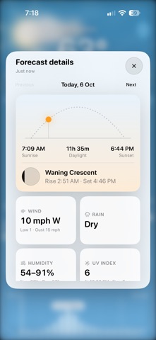 Arc: Meteogram Forecasts Screenshot 6 of 9