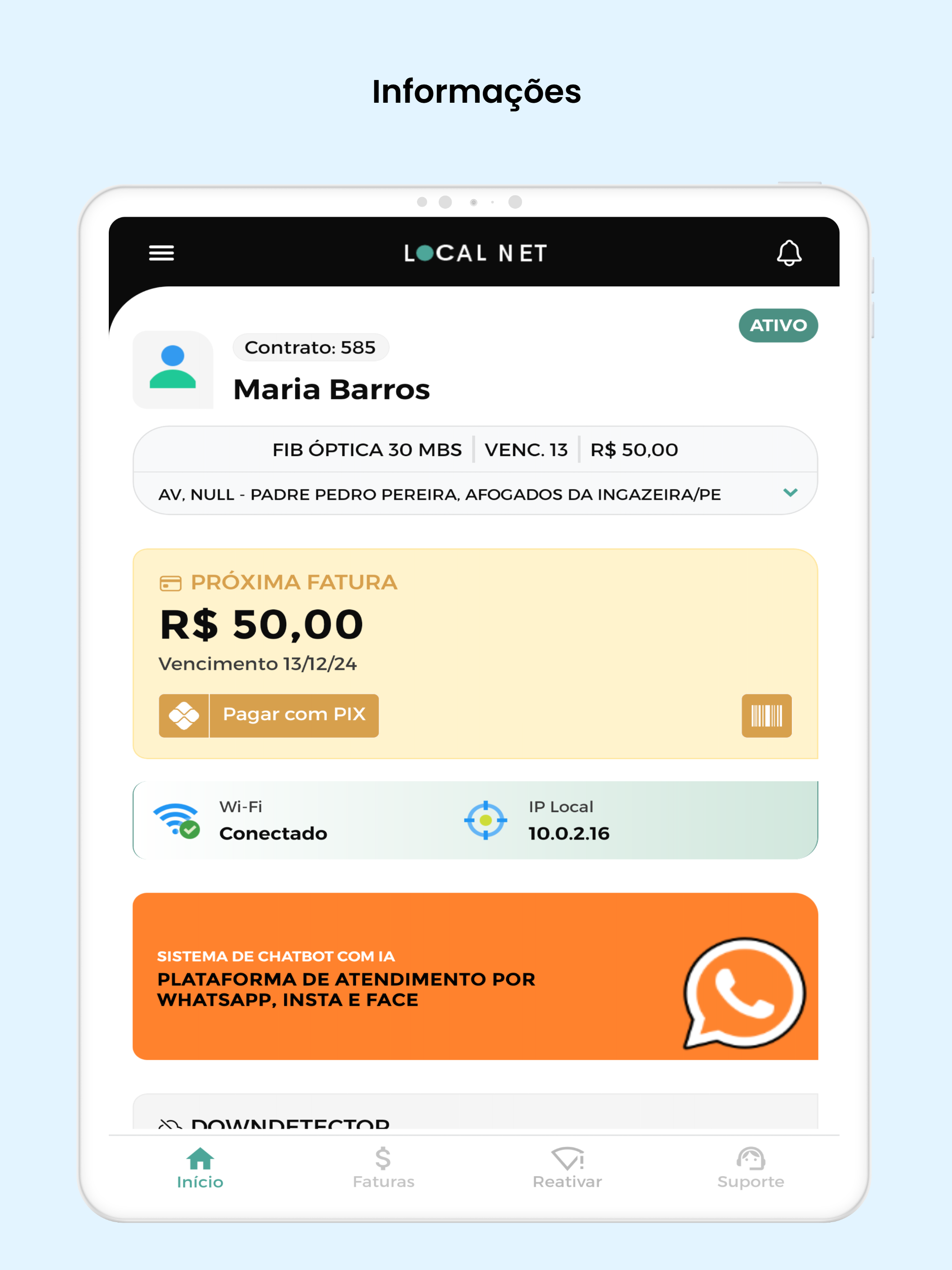 Localnet Cliente screenshot 7