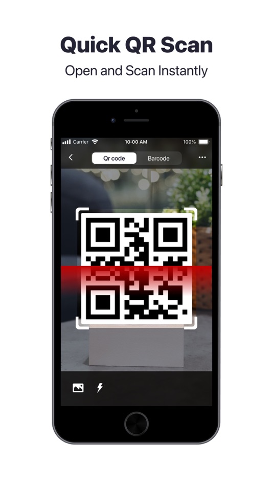 #1. QR Code & Barcode-Scanner App (iOS) Tekijänä: FLOOMIX LTD