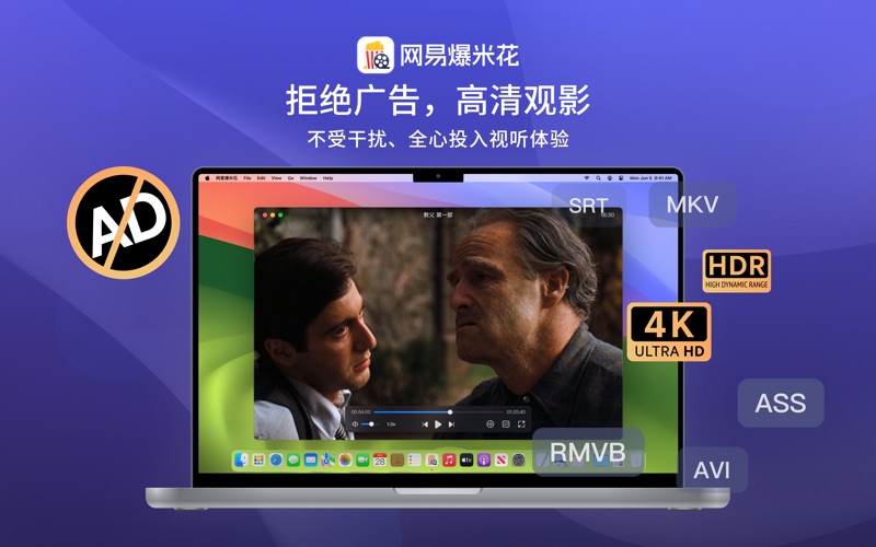 网易爆米花-智能媒体库，全能云盘、网盘播放器 screenshot