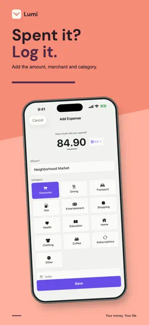 Lumi - Smart Expense Tracker screenshot 3