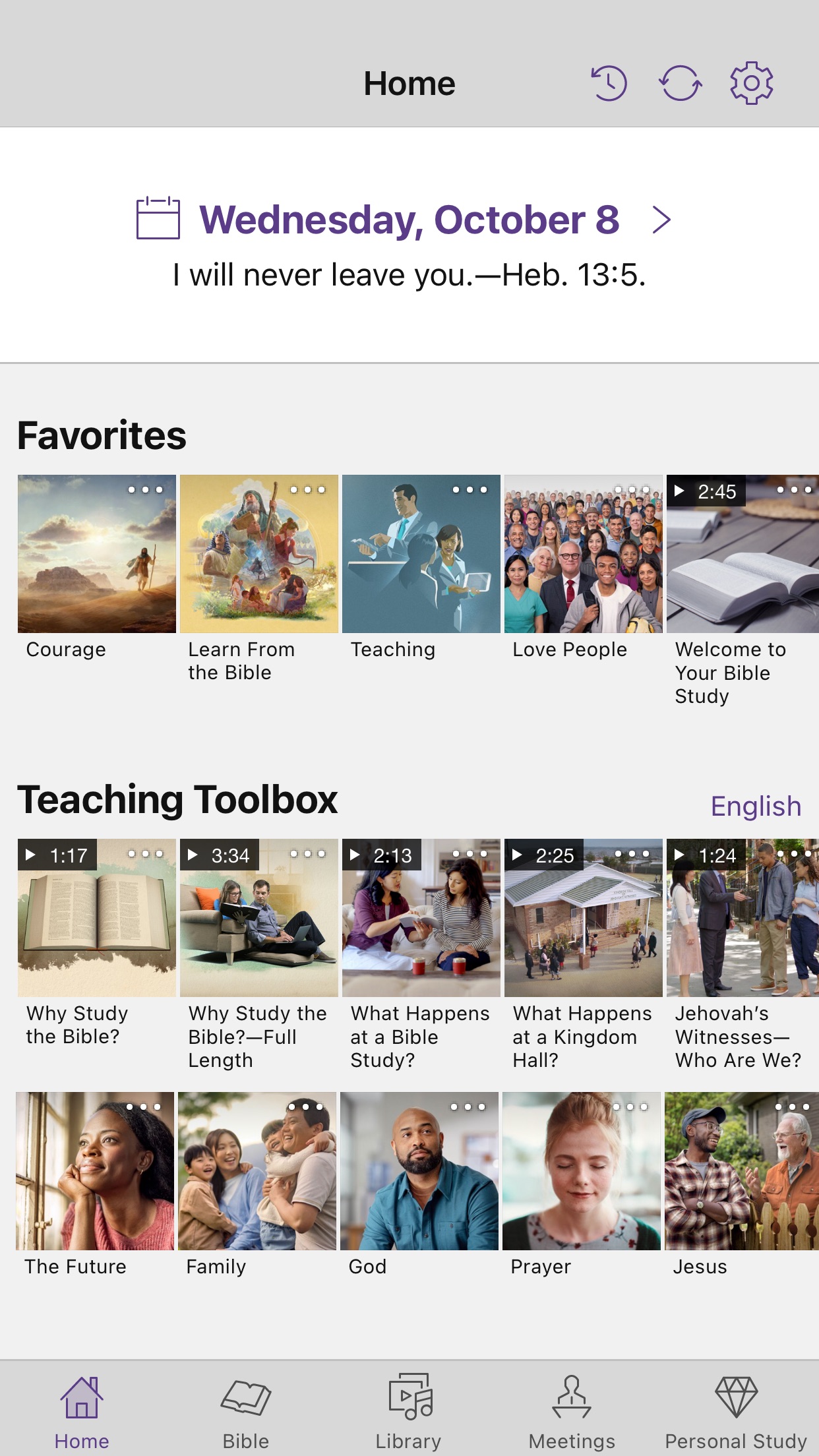 Screenshot 1 of JW Library
