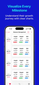 Growth Charts: baby & child screenshot