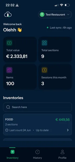 Cloud Count - Inventory screenshot 1