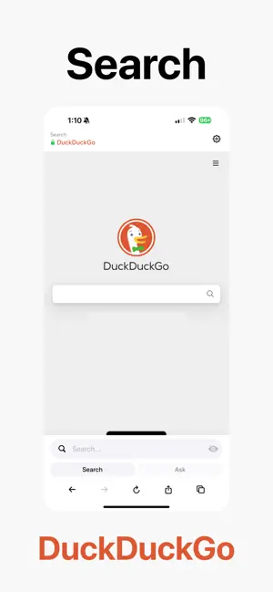 Dual | Search & Ask Browser screenshot 1