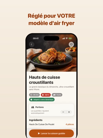 Air Fryer Calculator - Friti iPad screenshot