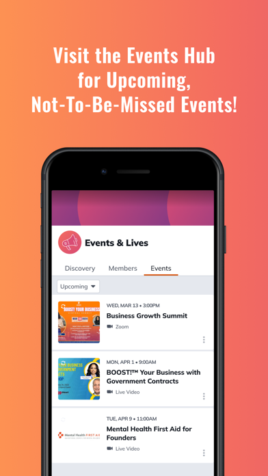 Business Boost Society iPhone screenshot 2 - Business app