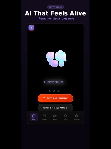 The Oracle - AI Voice iPad screenshot