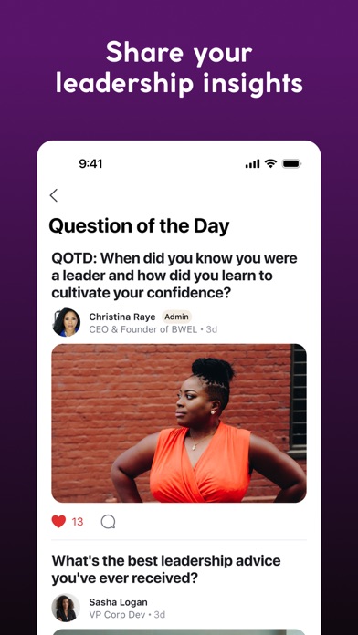 Black Women in Exec Leadership iPhone screenshot 7 - Social Networking app