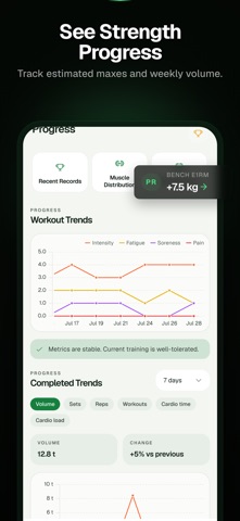IronFlow: Gym Strength Tracker Screenshot 5 of 9