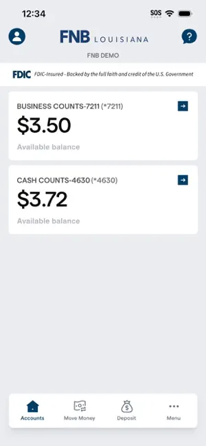 FNB of Louisiana Mobile screenshot 2