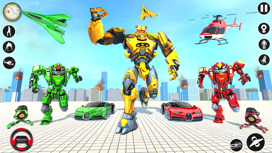 #4. Flying Robot Transformation 3D (iOS) Ved: Hafiz Abdul Rehman