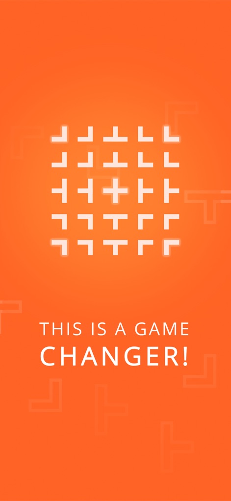 Infinity Loop: Relaxing Puzzle - Explore the innovative challenge presented by a grid of unique L-shaped and T-shaped pieces, as the app proclaims, "THIS IS A GAME CHANGER!".