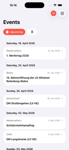 Athlety: Track & Field Planner Screenshot 3 of 5
