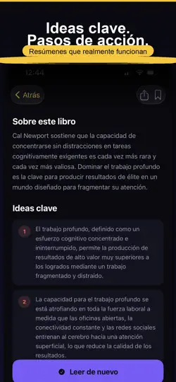 Captura de pantalla de Briefly: Resúmenes De Libros en iPhone 3