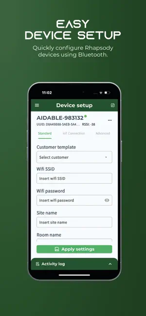 Rhapsody Commissioning screenshot 3