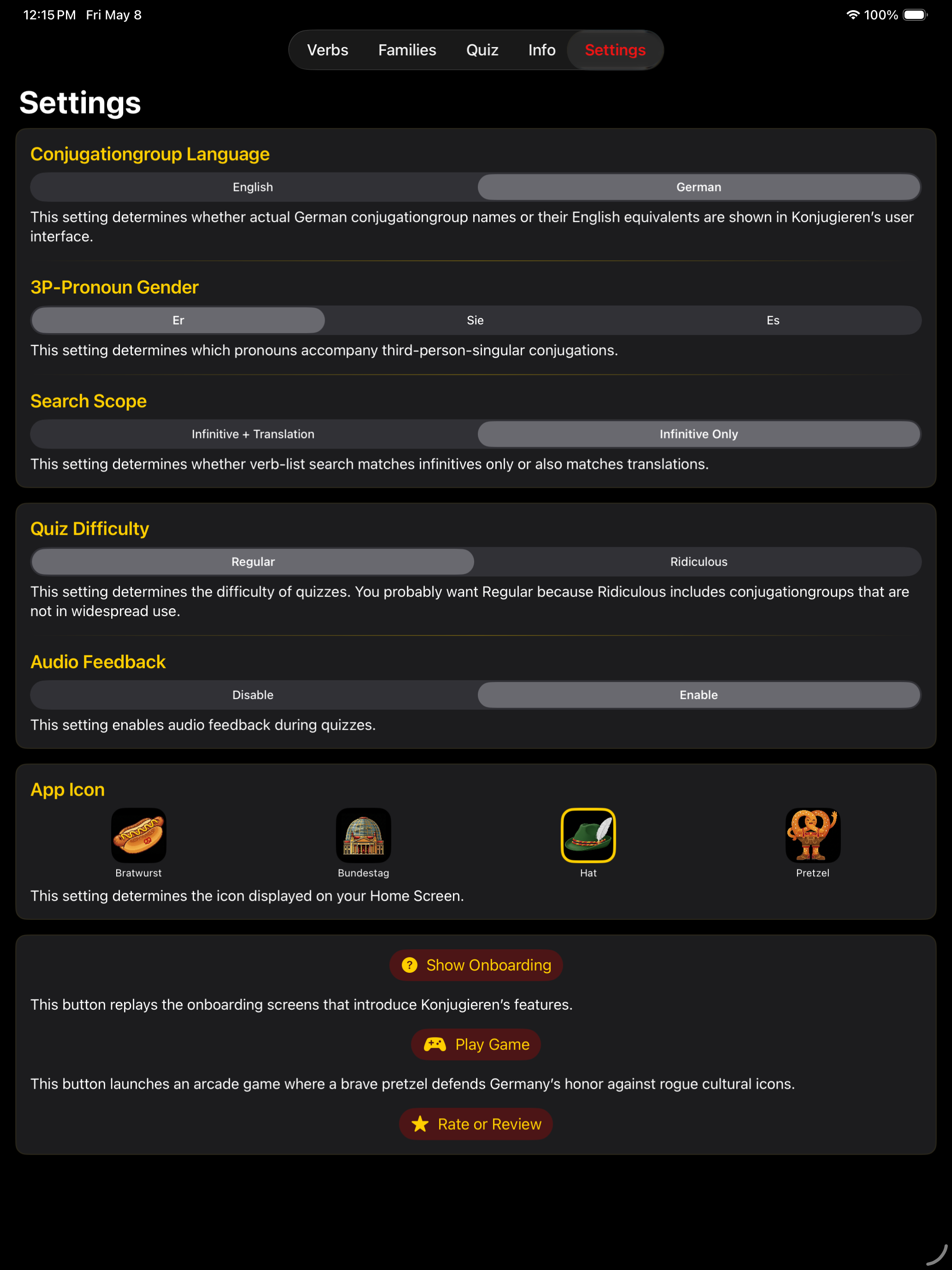 Konjugieren screenshot 18