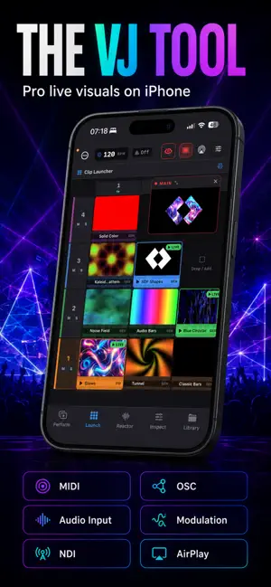 VJ Stage: Audio Visualizer screenshot 1
