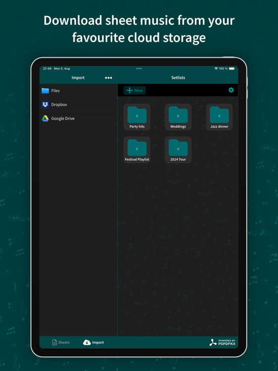 Leadsheet - Setlist Organizer