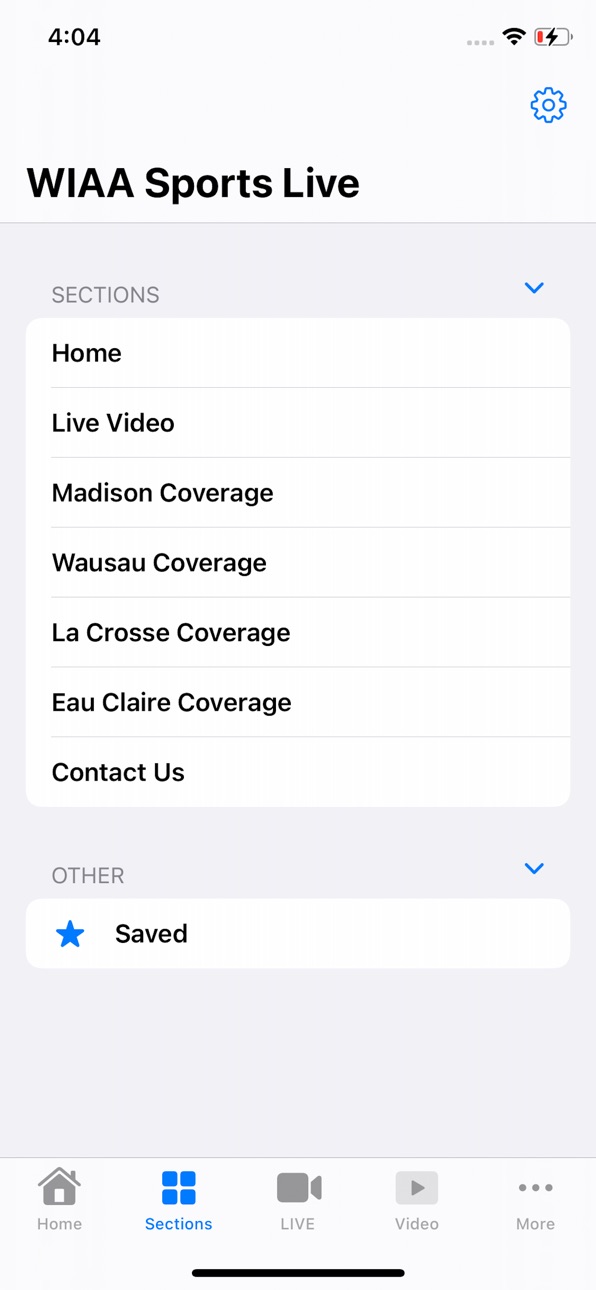 iPhone screenshot