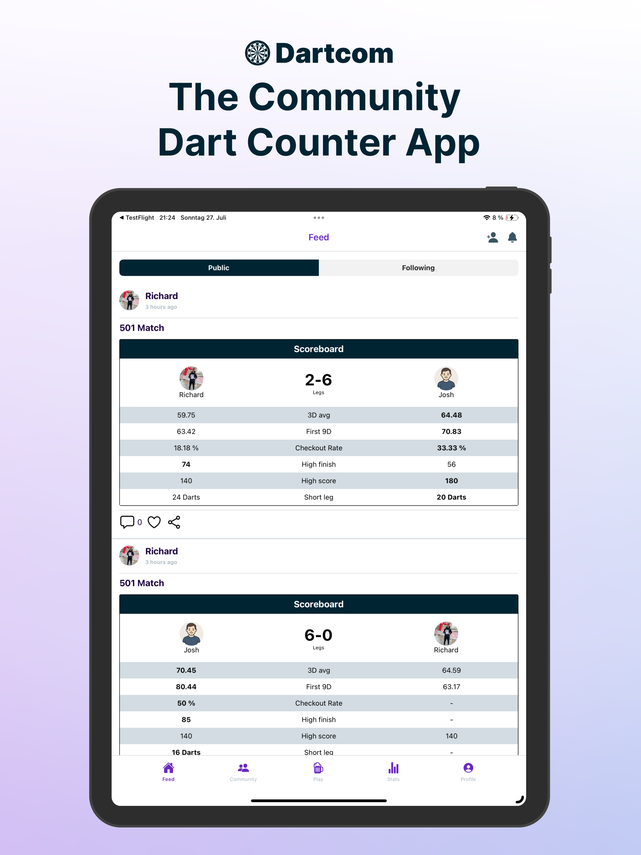 Dart Counter - Dartcom