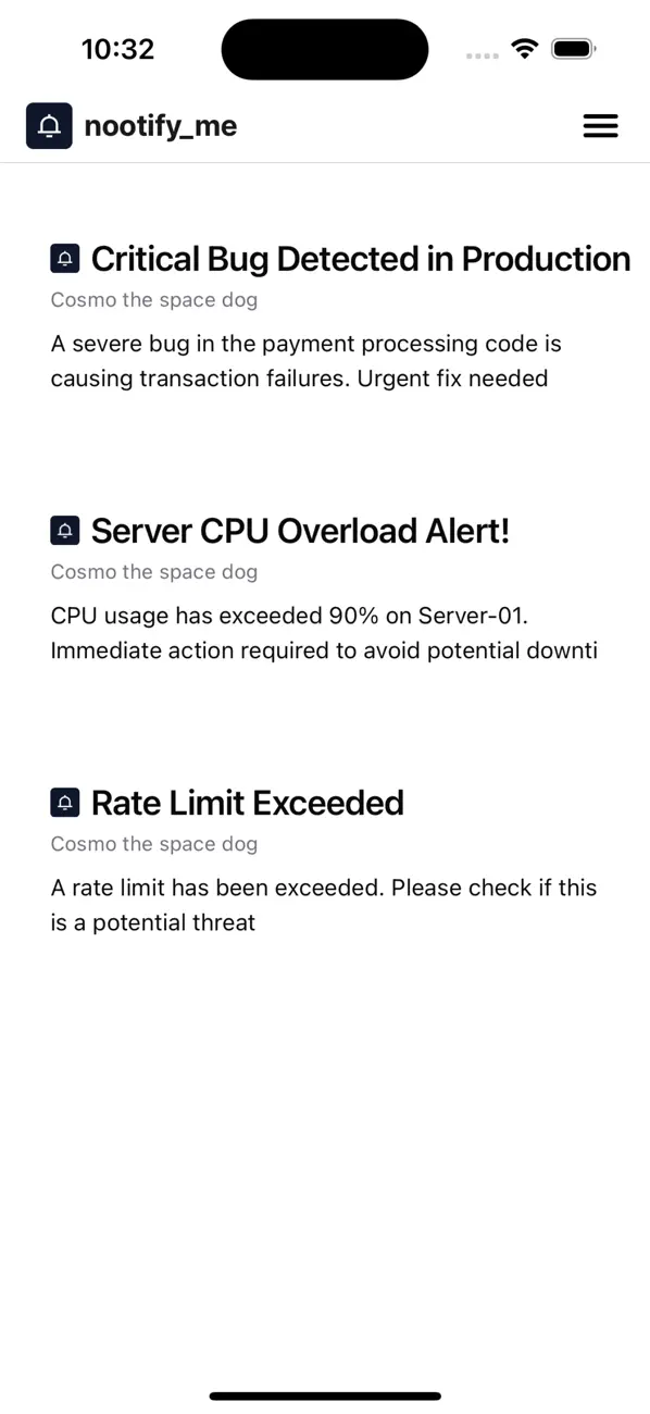 #1. nootify_me (iOS) Podle: JMP LABS LLC