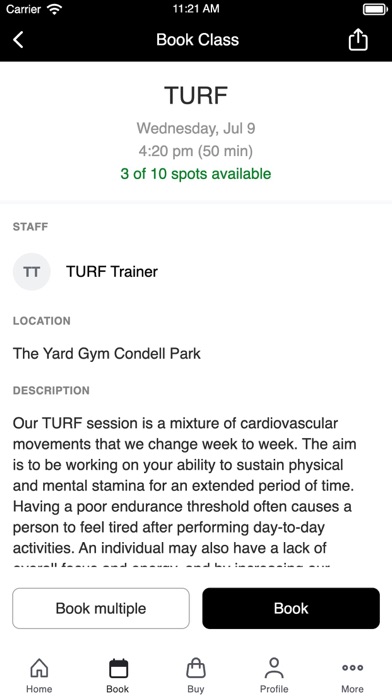 The Yard Gym Screenshot