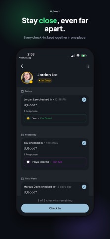 U; Good?- Check-in, Show love screenshot 4