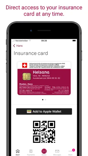 myHelsana screenshot 2