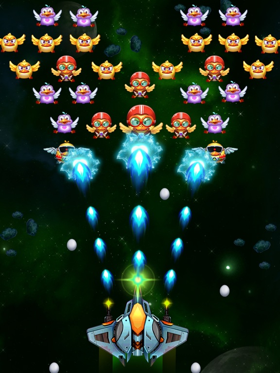 Screenshot #5 pour Chicken Attack: Galaxy Shooter