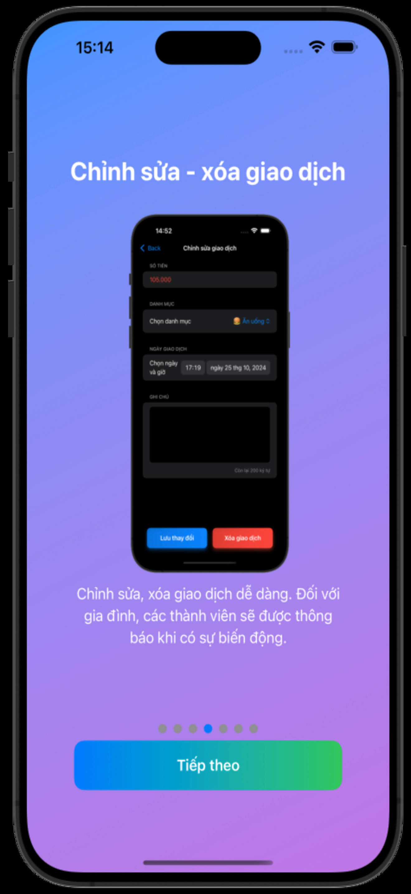 M-Money: Quản Lý Chi Tiêu GĐ