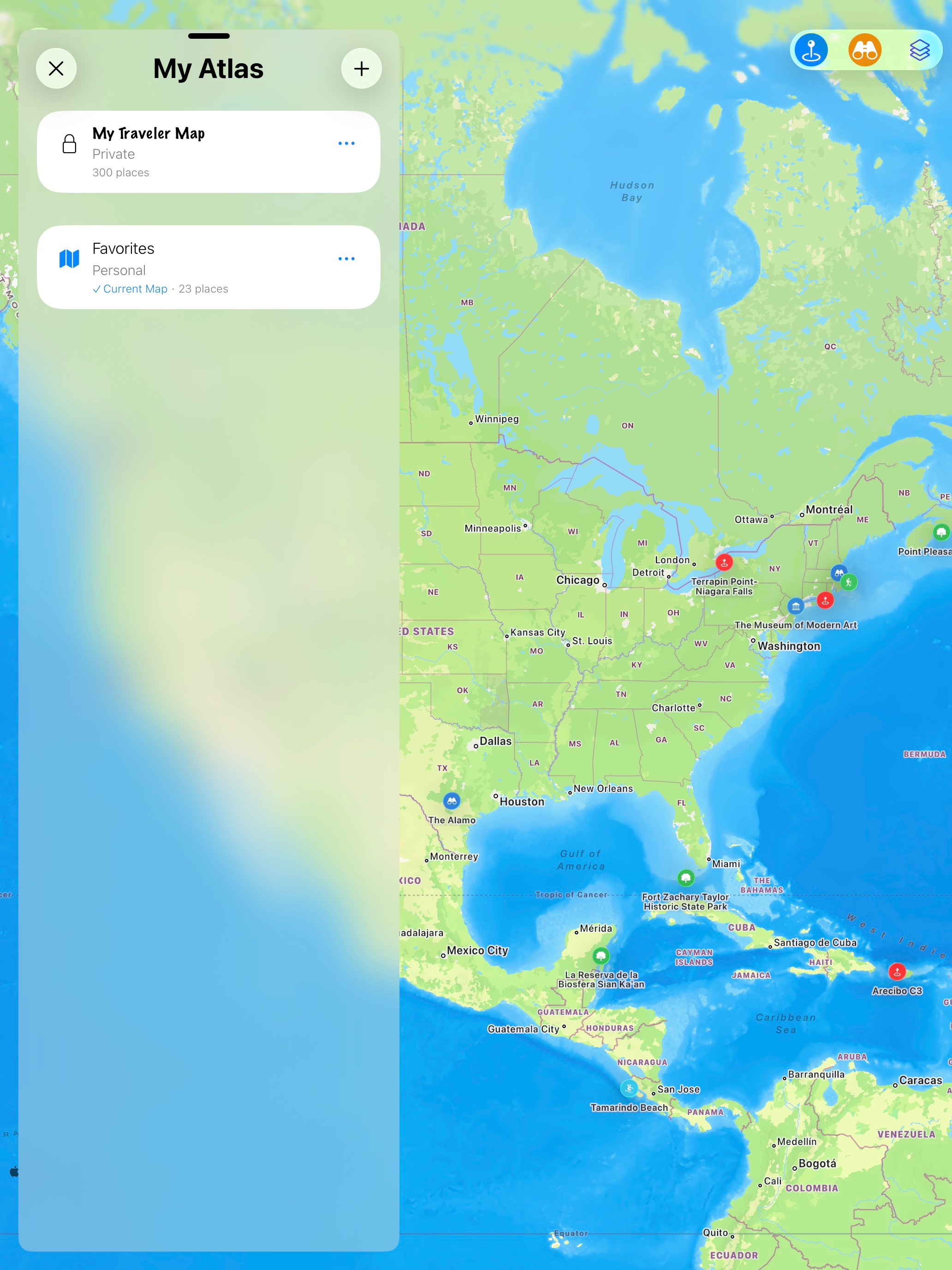 My Traveler Map screenshot 9
