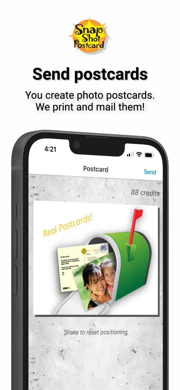 Screenshot #1 pour Postcard App by SnapShot