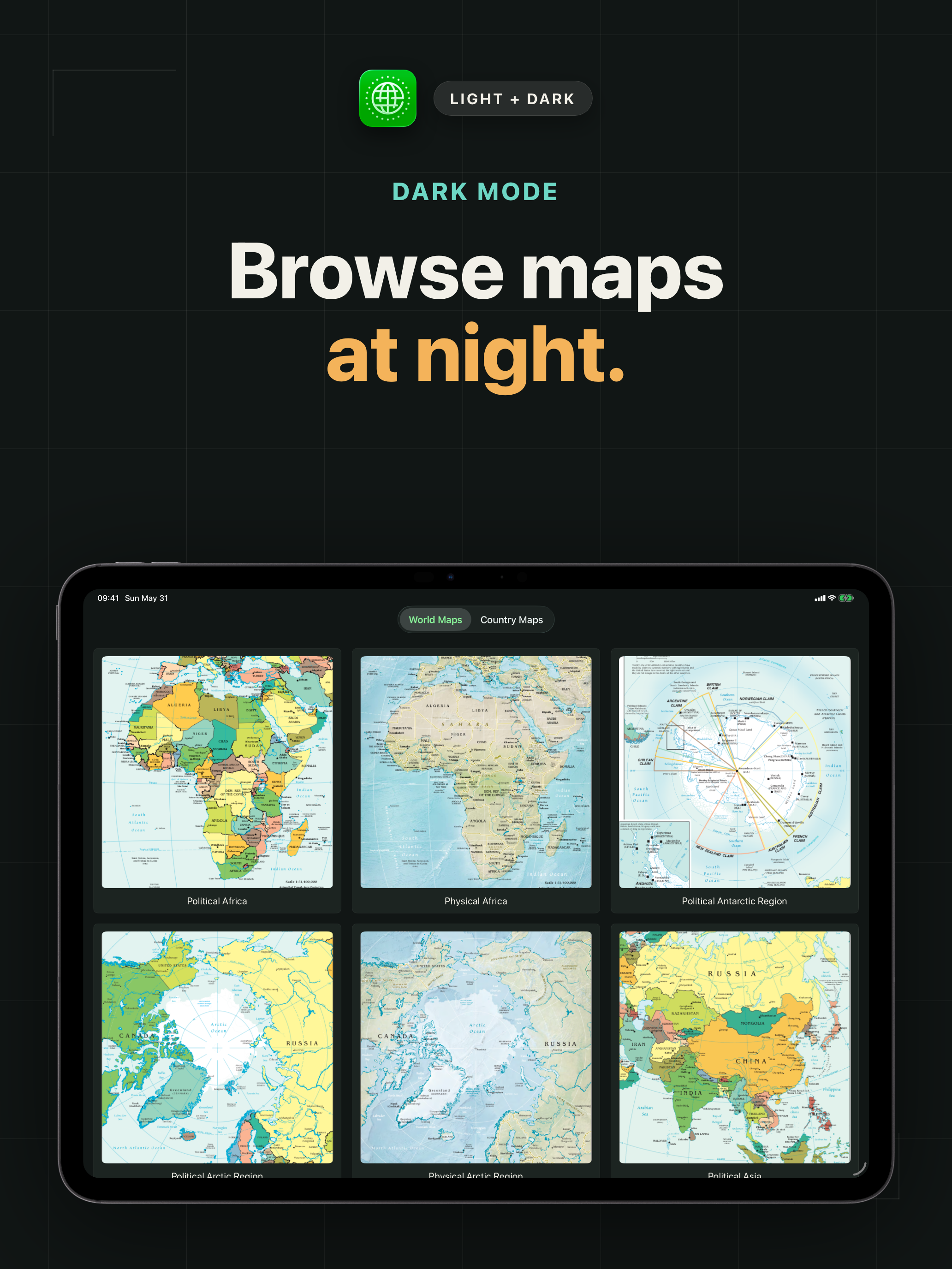 World Maps — Offline Atlas