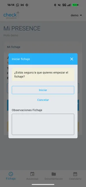 PresencePlus iPhone screenshot 3