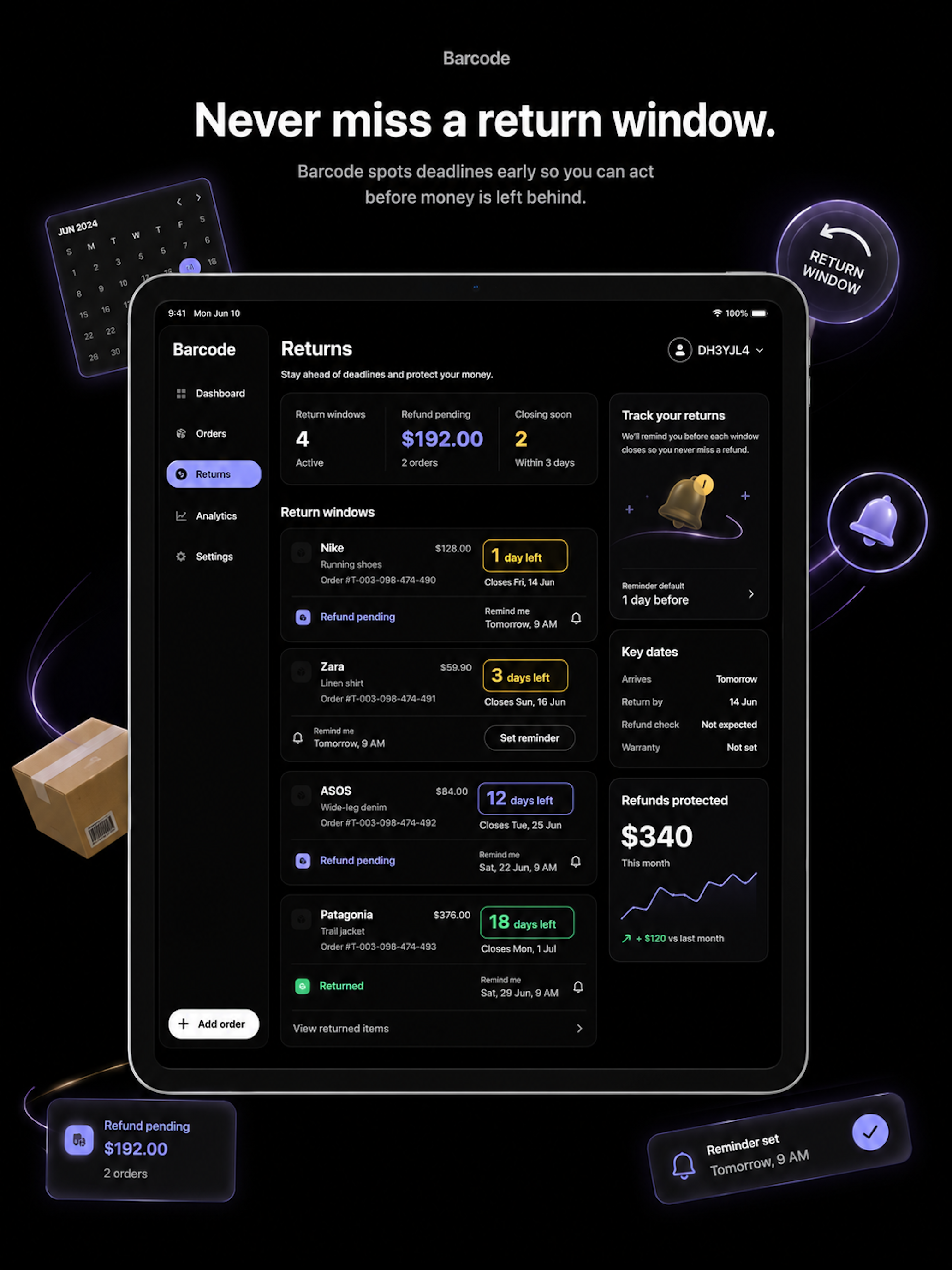 Barcode: Deliveries & Returns screenshot 7