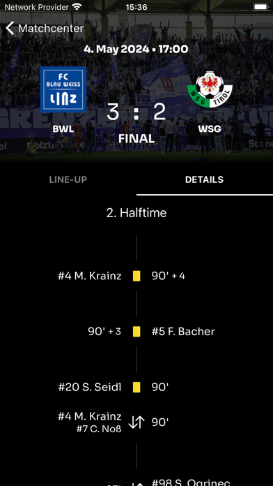 FC Blau-Weiß Linz Screenshot
