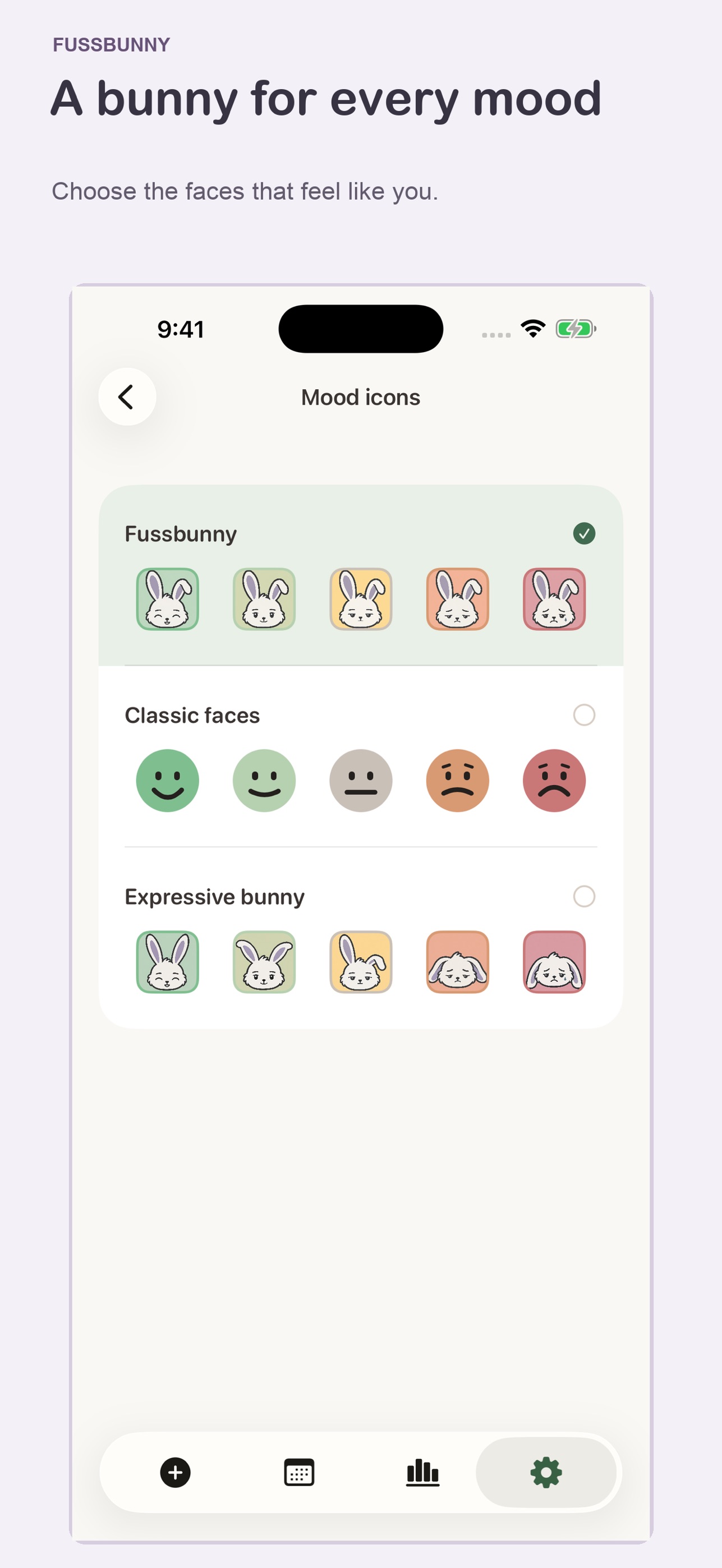 Screenshot 5 of FussBunny: Mood Tracker