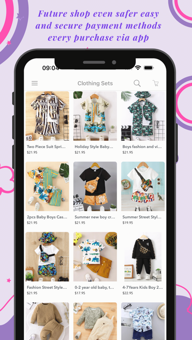 Baby Clothing Fashion Store Screenshot