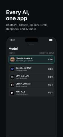 ChatBuddy: Every AI, One App Screenshot 1 of 10