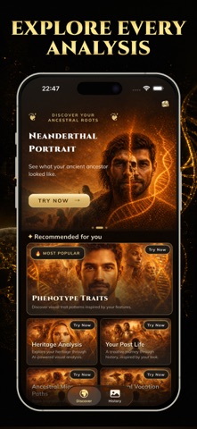 Ancestry & Ethnicity AI:cestry iPhone screenshot