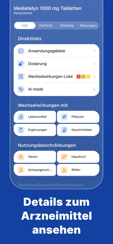 Mediately: Arznei-KI Assistent screenshot 5 of 6