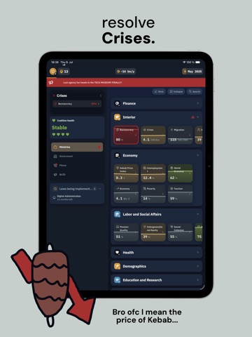 Demagogue iPad screenshot