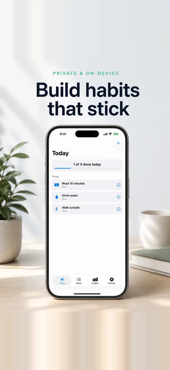 Screenshot #1 pour DailyHabit Pro
